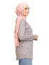 Forest Grey Printed Long - Sleeve Design 51 - Khotwh